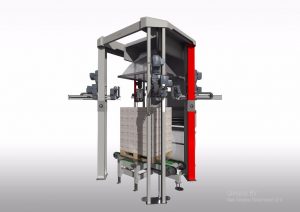verbeterde rekhoesmachine