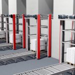 Verticaal transporteur voor pallets qimarox
