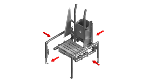qimarox pd1 stapelen of ontstapelen van lege pallets