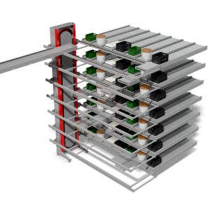 verticaal buffer systeem