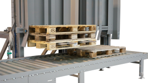 Qimarox Pallet Dispenser PD2 pallet dispenser stapelen of ontstapelen van lege pallets