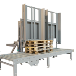 Qimarox pallet dispenser stapelen of ontstapelen van lege pallets Pallet Dispenser PD2