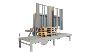 Qimarox pallet dispenser stapelen of ontstapelen van lege pallets Pallet Dispenser PD2