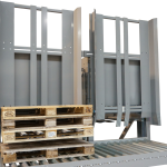 pallet dispenser stapelen of ontstapelen van lege pallets Pallet Dispenser PD2