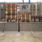 Pallet Dispenser PD2 pallet dispenser stapelen of ontstapelen van lege pallets